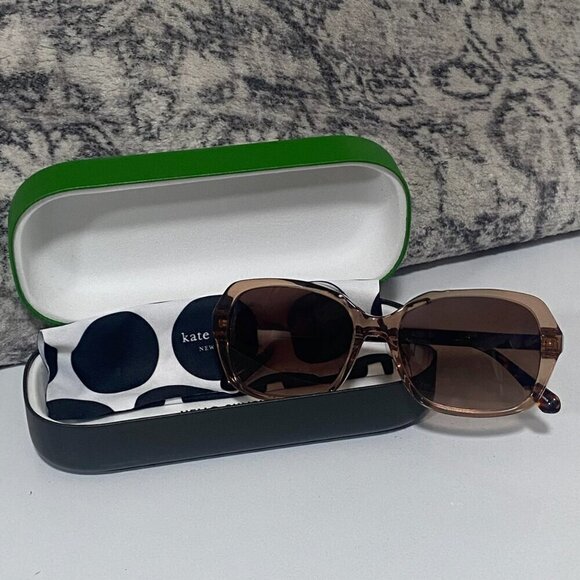 NEW Kate Spade YVETTE Boho Sunglasses in Brown